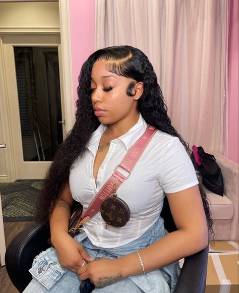 Deep Side Part Deep Wave Wig, Side Part Deep Wave Wig, Deep Wave Side Part, Deep Side Part Wig, Jada Kingdom, Cute Weave Hairstyles, Available Appointments, Side Part Wig, Frontal Wig Hairstyles