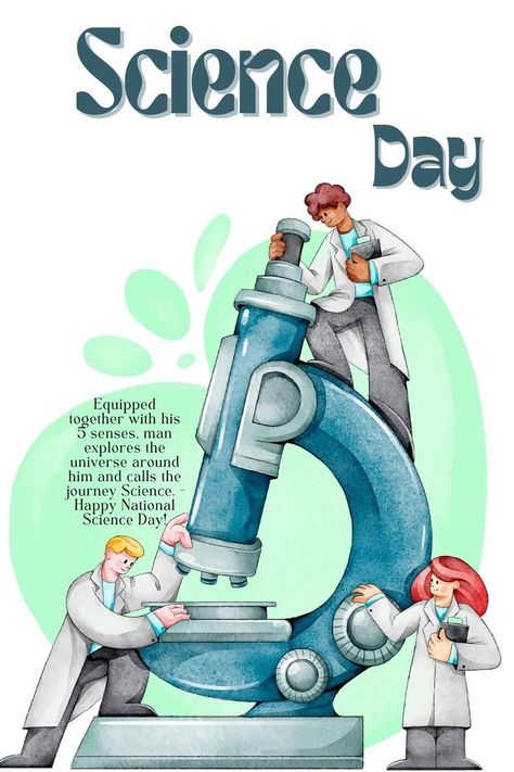 National Science Day .............. Science Day Poster Ideas, National Science Day Poster Drawing, Science Posters Aesthetic, World Science Day Poster, National Technology Day Poster, Science Related Drawings, Scientists Drawing, Biotechnology Poster, Science Day Poster Design