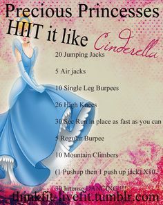 Disney Workout Challenge, Disney Movie Workouts, Diet Calendar, Disney Workout, Princess Workout, Movie Workouts, Tv Workouts, Mini Workouts, Mommy Workout