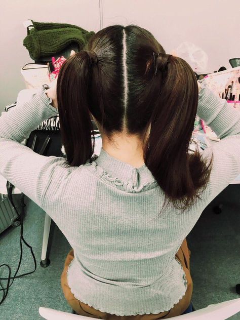 Curled Pigtails, Pig Tails Hairstyles, Two Ponytail Hairstyles, Double Braids, Tail Hairstyle, Piggy Tails, Pig Tails, Pigtail Hairstyles, Hair Stylies