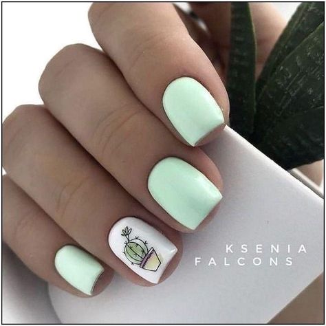 Trendy Nails 2020 Summer, Nail Design Inspiration, Summer Acrylic Nails, Short Acrylic Nails Designs, Pastel Nails, Short Acrylic Nails, Nail Arts, Best Acrylic Nails, Cute Acrylic Nails