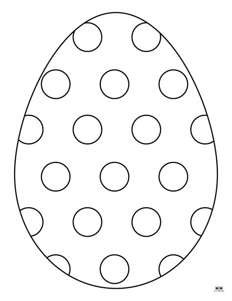 Egg Template Free Printable, Printable Easter Eggs, Easter Eggs Printable, Easter Colouring Pages, Balanced Math, Egg Coloring Pages, Easter Egg Printable, Easter Egg Template, Egg Template