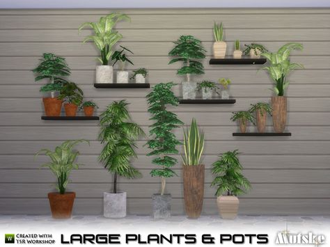 Ever wanted an indoor garden for your sims? Now you can create one! You can also use the plants in a variety of pottery. With the keys [ and ] you make the plants and pottery larger and smaller.... Sims 4 Tsr, Play Sims 4, Sims Packs, Sims 4 Bedroom, Cc Furniture, Sims 4 Clutter, Window Plants, Sims 4 Game Mods, Sims 4 Body Mods