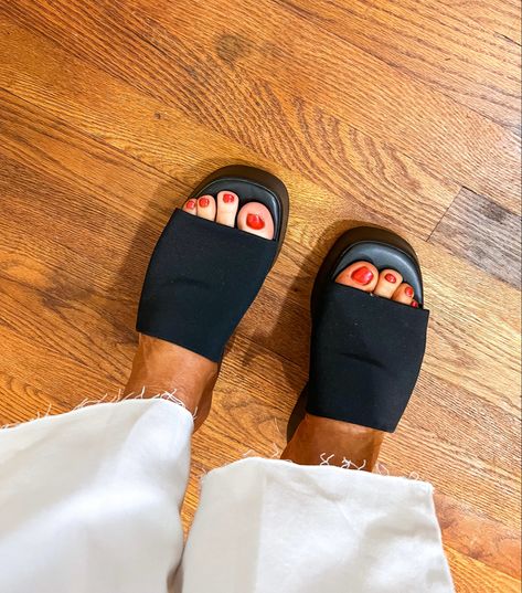 90s Platform Sandals Outfit, Black Platform Sandals Outfit Y2k, 90s Platform Sandals, 90’s Platform Sandals, Platform Slip-on Sandals Medium Width, Black Platform Slip-on Sandals, Platform Sandals Outfit, Early 2000/, Black Platform Slip-on Footbed Sandals