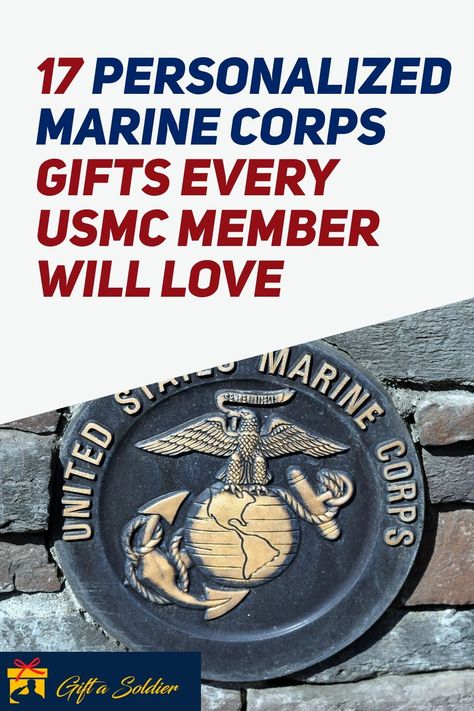 A Marine isn't just another soldier―he's a Marine. And he deserves to be treated as such. So this Veterans Day we're taking a look at gifts that any Marine would love to have. From military mugs to pocketknives, take a look at these 17 personalized gifts that every Marine will love!. gift ideas for marines, marine corps birthday gifts, marine gifts for marines, marine gift ideas, gift for marine, Veteran Gift Ideas, Marine Girlfriend Gifts, Usmc Retirement Gifts, Marine Retirement, Marine Corps Retirement, Usmc Retirement, Usmc Birthday, Marine Son, Marine Corps Birthday