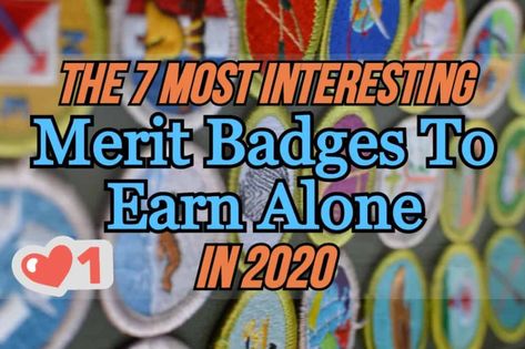 7 Fun and Interesting Merit Badges To Earn At Home Or By Yourself Scout Merit Badges, Cub Scout Badges, Keepers Of The Faith, Boy Scout Badges, Boy Scouts Eagle, Boy Scouts Merit Badges, Boy Scout Camping, Cub Scout Activities, Scouts Bsa