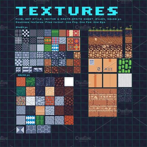 32x32 Pixel Art, Color Harmonies, Pixel Characters, Art Advice, Pixel Art Tutorial, Cool Pixel Art, Texture Graphic Design, Pixel Art Characters, Pixel Art Games