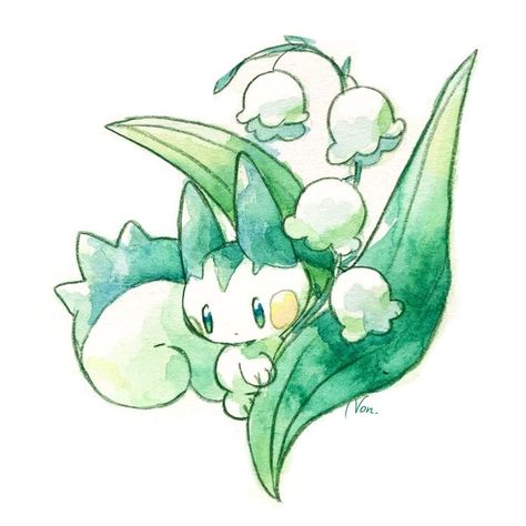 Pokemon Cottagecore, Pokemon Cute, Pokemon Painting, Cute Pokemon Pictures, Pokemon Comics, Cute Pokemon Wallpaper, Cute Doodles Drawings, Pokemon Drawings, Pokemon Fan Art