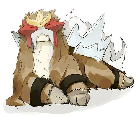 Entei, my favorite! HNNNG SO CUTE <3 Pokemon Entei, Entei Pokemon, Dog Pokemon, Pokemon Show, Pokémon Master, Nerd Love, Pokemon Teams, All Pokemon, Pokemon Fan Art