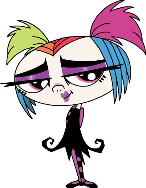 Creepie Creecher by CruellaDeVil84 on DeviantArt Emo Cartoon Characters, Growing Up Creepie, Emo Cartoon, Table Doodle, Frutiger Metro, Vector Robot, Cartoon Characters As Humans, Girl Cartoon Characters, Old Shows