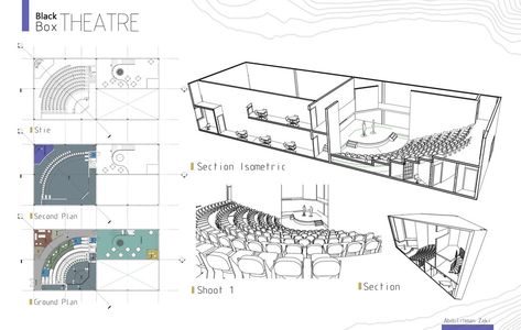 Entry #31 by Abdulrhman92 for Design A Black Box Theatre | Freelancer Black Box Theatre Plan, Black Box Theatre Architecture, Black Box Theatre Design, Lecture Theatre Design, Blackbox Theatre, Theatre Plan, Black Box Theater, Black Box Theatre, Theater Plan