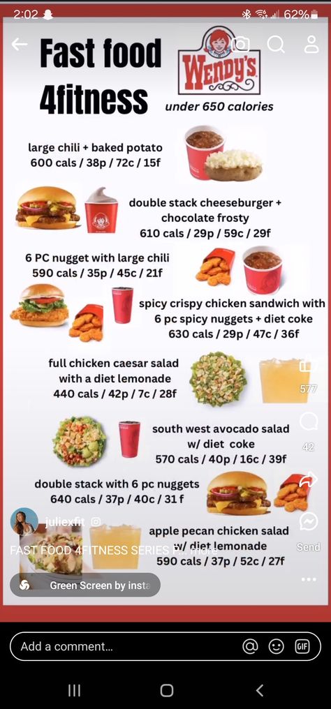 Low Calorie At Restaurants, Low Calorie Chinese Food, Low Cal Stir Fry, Low Calorie Fast Food Options, Low Calorie Taco Bell, Chili Baked Potato, Crispy Chicken Sandwiches, Pecan Chicken Salads, Chocolate Frosty