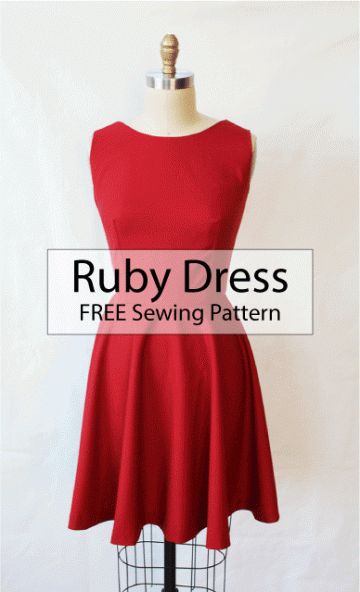 This post may contain affiliate links.   The Ruby Dress is a versatile pattern that you can use for many different styles. It is a very simple dress and it is very easy to sew. This pattern is suitable for … Read More Sew A Dress, Ruby Dress, Dress Sewing Patterns Free, Diy Sy, Trendy Sewing, Diy Vetement, Free Sewing Pattern, Beginner Sewing Projects Easy, Free Dresses