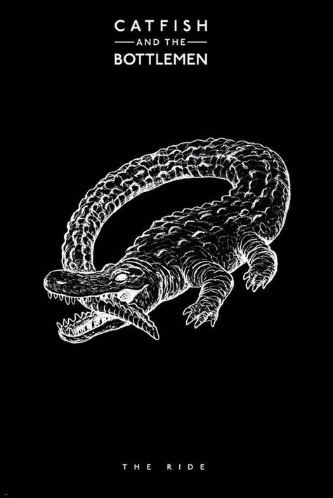 Catfish and the Bottlemen - The Ride - CD... Van McCann is a brilliant songwriter... damn this band is so good. Catfish And The Bottlemen, Music Tattoo Designs, Music Tattoo, Music Wall, Gig Posters, Indie Music, Band Posters, Wall Graphics, Room Posters