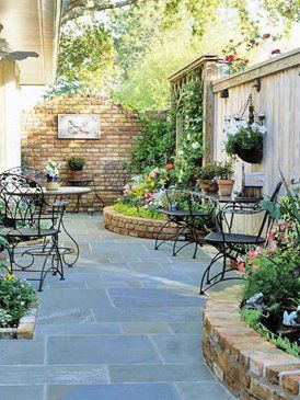 Relaxing Garden, Backyard Getaway, Small Courtyard Gardens, Courtyard Gardens Design, Small Courtyards, Small Backyard Gardens, Large Backyard, Walled Garden, Patio Interior