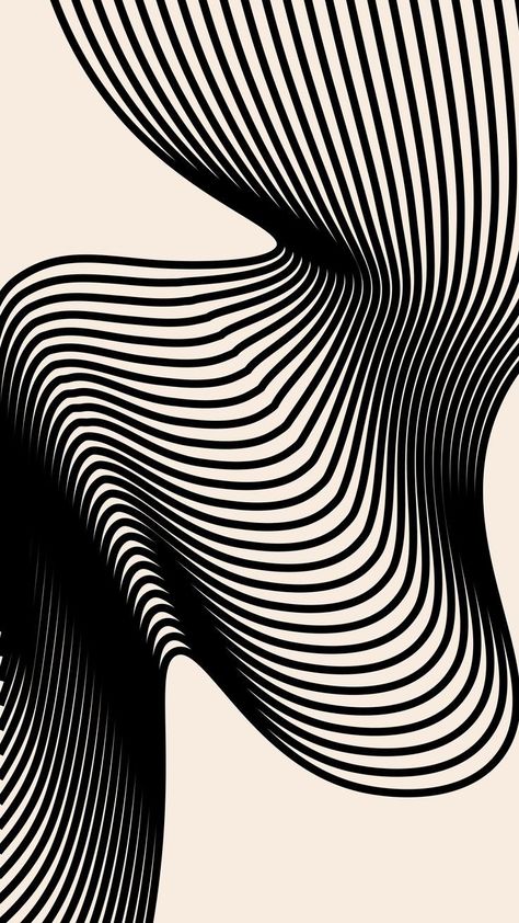 Line Iphone Wallpaper, Trippy Black And White, Concert Branding, Grey And Gold Wallpaper, Blackandwhite Wallpaper, Black And White Illusions, Iphone Wallpaper Stars, Waves On The Beach, Trippy Backgrounds