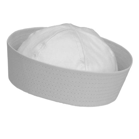 White 100% Cotton Sailor Hat - Gilligan's Island Style Yatch Party Ideas, Gillian Island, Sailor Costume Diy, James And The Giant Peach Costume, Barnacle Boy, Australian Desserts, Sailor Party, Peach Costume, Yacht Rock