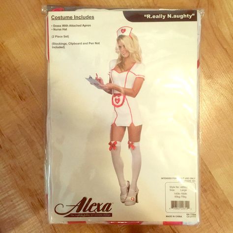 Nurse Halloween Costume. Never Worn! Nurse Halloween Costume, Blow Pops, Halloween Characters, Nurse Halloween, Nurse Costume, Halloween Nurse, Halloween Costume, Red White, Red And White