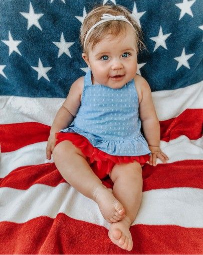 Cutest Baby Girl, July 4th. MacKenlee Lanter. Angela Lanter, Hello Gorgeous #baby #babygirl angelalanter | LIKEtoKNOW.it Patriotic Baby Photo Shoot, July 4th Baby Photoshoot, 4th Of July Pictures Baby, July 4th Baby Pictures, First Fourth Of July Pictures, Spring Baby Picture Ideas, 4th Of July Toddler Photoshoot, July Monthly Baby Pictures, 4th Of July Photo Shoot Baby