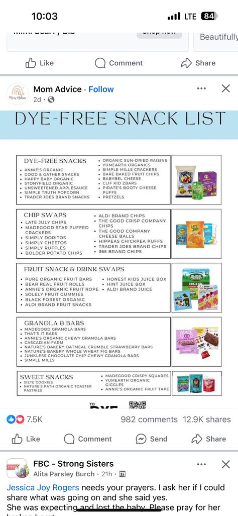 Baked Fruit Chips, Dye Free Snacks, Red Dye 40, Pretzel Chips, Babybel Cheese, Dried Raisins, Healthy Food Swaps, Fruit Chip, Snacks List