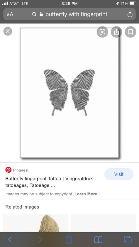 Finger Print Butterfly Tattoo, Fingerprint Tattoos, Print Butterfly, Finger Print, Heart Tattoo, Diy Canvas Art, Diy Canvas, Butterfly Tattoo, Print Tattoos