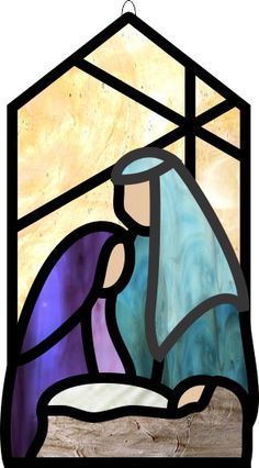 Stained Glass Nativity, Stained Glass Quilt, Stained Glass Patterns Free, Wine Glass Art, Stained Glass Ornaments, Nativity Ornaments, Stained Glass Christmas, Stained Glass Diy, Stained Glass Crafts