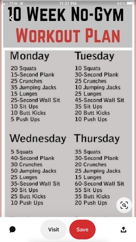 10 Week Workout Plan, 10 Week No Gym Workout, Gym Workout Plan, Summer Body Workout Plan, Weekly Workout Plans, Daily Workout Plan, Workout Routines For Beginners, Summer Body Workouts, Workout Plan For Beginners