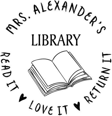 Custom Library, Teacher Stamps, Business Stamps, Custom Stamp, Personal Library, Book Stamp, Classroom Library, Custom Book, Self Inking Stamps