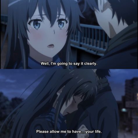 That's how Yandere proposes! :3 Yahari Ore No Seishun, Anime, Art