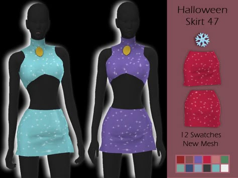 -Adult-Elder-Teen-Young Adult Found in TSR Category 'Sims 4 Female Everyday' Sims 4 Challenges, Halloween Skirt, Sims 4 Anime, Sims 4 Cc Folder, Sims 4 Gameplay, Sims 4 Teen, Sims 4 Dresses, Halloween Top, Sims 4 Characters