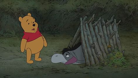 Deadpan Humor, Eeyore Quotes, Eeyore Pictures, Hunny Pot, Hundred Acre Woods, Winnie The Pooh Friends, Pooh Quotes, Smiles And Laughs, Pooh Bear