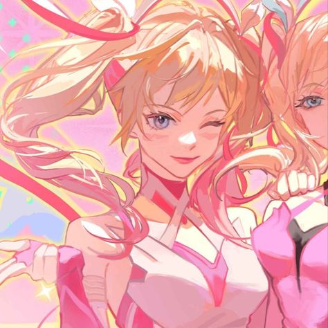 ⚪ Pink Mercy
⚫ Rose Gold Mercy

From the game: Overwatch 2 Mercy And Cassidy Matching Pfp, Pink Mercy Overwatch, Ow2 Matching Pfp, Rose Gold Mercy, Pink Mercy Pfp, Pink Video Game Aesthetic, Pink Mercy Icon, Genji And Mercy Matching Pfp, Mercy Icons Overwatch