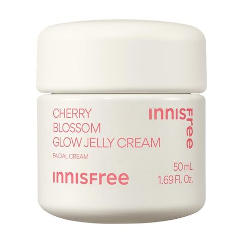 Cherry Blossom Dewy Glow Jelly Moisturizer with Niacinimide - innisfree | Sephora Jelly Moisturizer, Innisfree Cherry Blossom, Innisfree Skincare, Jelly Cream, Oily Skincare, Coal Tar, Facial Gel, Sugar Beet, Ginger And Honey