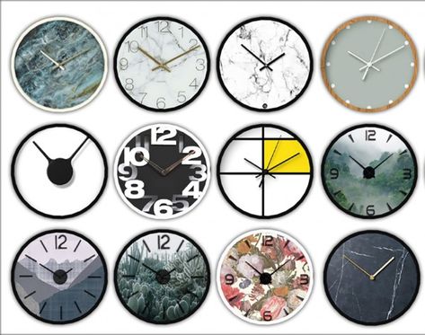 Decor: Caro wall clock from Leo 4 Sims • Sims 4 Downloads Alpha Sims, Leo Sims, Sims 4 Cc Furniture Living Rooms, Furniture Cc, Die Sims 4, Sims Packs, Cc Furniture, Sims 4 Bedroom, Sims 4 Clutter