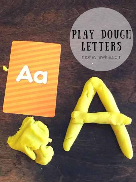 Play Dough Letters #learning #toddler #playdough #letters #preschool Playdough Table, Alphabet Learning Games, Learning To Write Letters, Playdough Letters, Letters Preschool, Letter Games, Write Letters, Alphabet Games, Two Kids