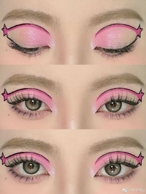 Cute Eye Makeup, Face Art Makeup, Swag Makeup, Dope Makeup, Eye Makeup Designs, Edgy Makeup, Foto Tips, Makeup Eye Looks, Creative Eye Makeup