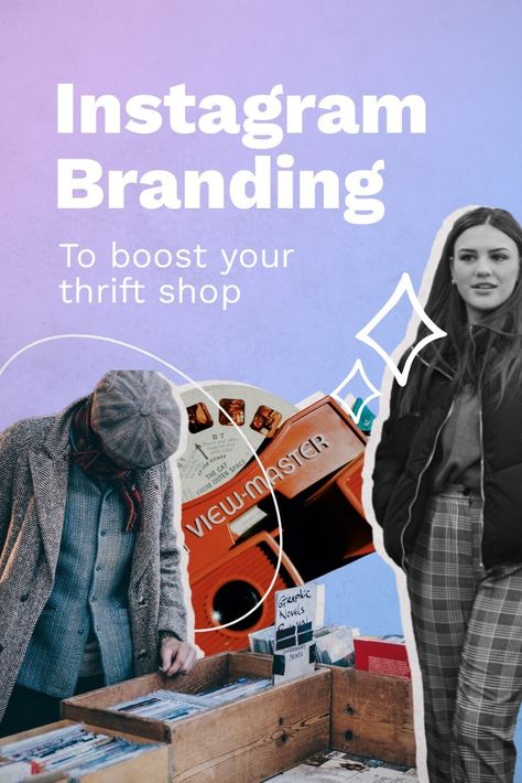 Thrift Shop Bio Ideas Instagram, Thrift Shop Branding, Instagram Thrift Shop, Cat From Outer Space, Online Thrift Shop, Branding Strategies, Modern Marketing, Grow Instagram, Using Instagram