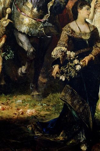 Hans Makart, Entry of Karl V into Antwerp,fragment Hans Larwin, Hans Makart, Historical Portraits, Century Painting, 19th Century Paintings, Pre Raphaelite, Beautiful Paintings, 19th Century, Painter