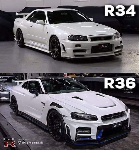 5,925 Likes, 69 Comments - 🔰Nissan Skyline GT-R R34🔰 (@nissanskylinegtr34official) on Instagram: “R34 or R36 🤔 • GTR Merch available in bio!🔰. .  #gtr #nissangtr #gtrskyline #gtrr34…” R36 Skyline, Nissan Gtr 35, Gtr 35, Nissan Skyline R34, Nissan Gtr R34, Japanese Sports Cars, New Luxury Cars, 1 To 100, Nissan Gtr R35