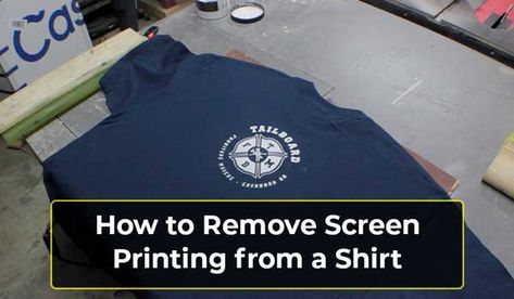 How to Remove Screen Printing from a Shirt: Expert Guide Silk Screen Printing Diy, Decorative Screen Doors, Diy Screen Printing, Screen Painting, Iron On Letters, Screen Printed Tshirts, Screen Printing Ink, Screen Printer, Screen Printing Shirts