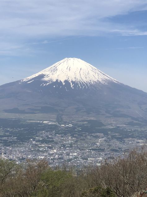 from the top of Kintoki-san mountain Gomi Mountain, Hakone Japan, Mountain Pictures, Hakone, Mount Fuji, Volcano, Mount Rainier, The Top, Beautiful Places