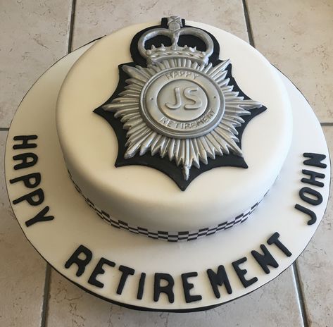 Retirement Cake, Baby First Birthday Cake, First Birthday Cakes, Baby First Birthday, Baby Cake, Police Officer, First Birthdays, Birthday Cake, Cake