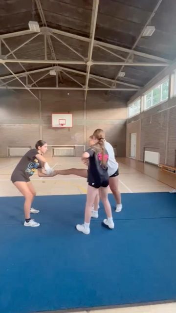 kick to roll to pinwheel Stunt Ideas, Cheer Things, Level 3, June 30, Cheerleading, Gymnastics, Destiny, All Star, Instagram