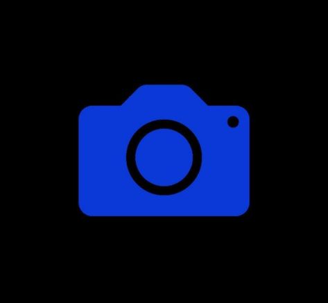 Royal Blue App Icons, Black Blue App Icons, Blue And Black Phone Icon, Black And Blue App Icons, Black And Blue Icons For Apps, Black And Blue Icons, Black Camera Icon, Dark Blue Aesthetic Icons For Apps, Blue Camera Icon