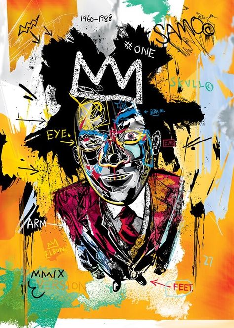 Michael Jean Basquiat Art, Basquiat Artist, Michael Basquiat, Jean Basquiat, Jm Basquiat, Jean Michel Basquiat Art, Basquiat Paintings, Art Andy Warhol, Basquiat Art