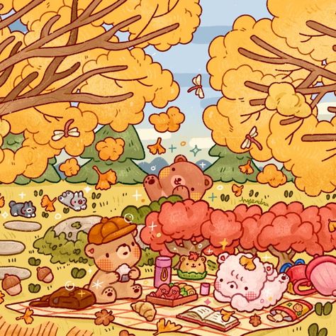 Wholesome Art, Golden Forest, Africa Art Design, Inspirational Digital Art, Storybook Art, Cocoppa Wallpaper, Illustration Cute, Hello Kitty Drawing, Africa Art