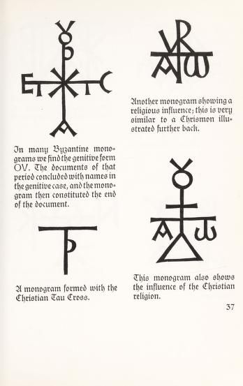 The book of signs, which contains all manner of symbols used from the earliest times to the Middle Ages by primitive peoples and early Christians : Koch, Rudolf, 1876-1934 : Free Download, Borrow, and Streaming : Internet Archive Historic Christian Symbols, Ancient Christian Symbols Signs, Early Christian Symbols, Christian Symbolism, Early Christian Art, Graphic Design Letters, Alphabet Symbols, Art Nouveau Illustration, Life Symbol