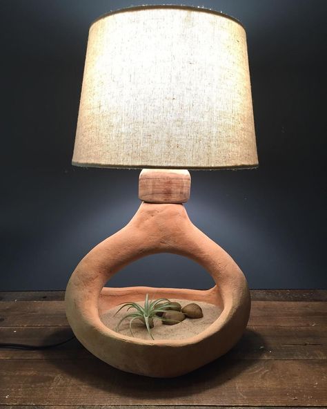 Ceramic Pottery Lamps, Pottery Table Lamps Handmade, Hand Built Ceramic Lamp, Pottery Lamp Base Handmade, Handmade Ceramic Lamp Base, Ceramic Pottery Lamp, Clay Lamp Ideas, Ceramic Lamp Base Handmade, Handmade Ceramic Lamp