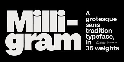 Milligram Font | Webfont & Desktop | MyFonts Dafont Fonts, Font Love, Great Fonts, Graphic Design Trends, Font Design, Logo Fonts, Modern Branding, Sans Serif Fonts, Font Family