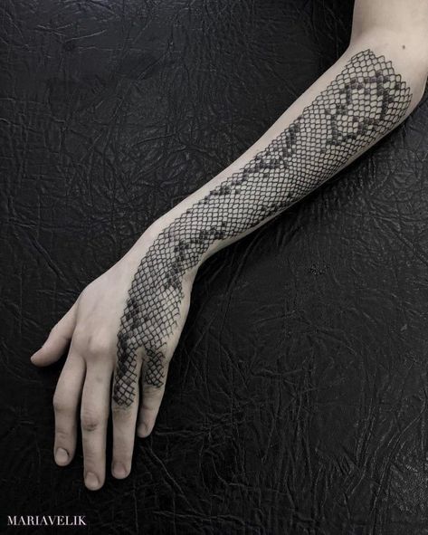 16 Snake Skin Tattoo Designs & Ideas | PetPress Snake Skin Tattoo, Professional Tattoo Kits, Tattoo Sleeve Filler, Tattoo Snake, Skin Tattoo, Scale Tattoo, Snake Tattoo Design, Skeleton Hand Tattoo, Geniale Tattoos